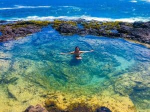 Playa Tuquillo en un full day de verano